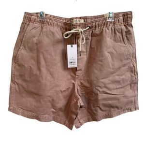 Men’s AE77 American Eagle Premium Pink Dusty Rose Drawstring Shorts Size L